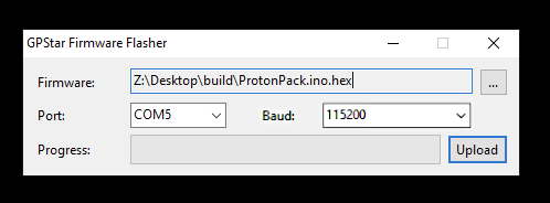 GPStar firmware flasher Windows