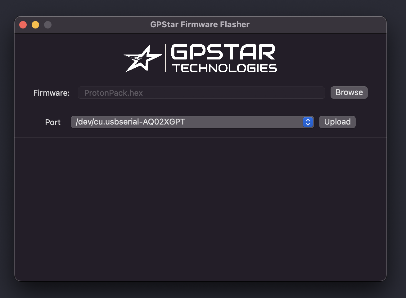 gpstar firmware flasher Mac